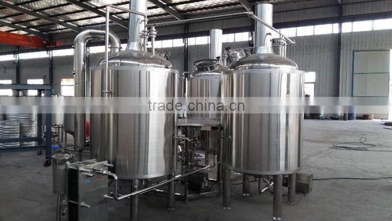 15bbl beer brewery equipment for wheat beer brewing with 3 vessel brewhouse