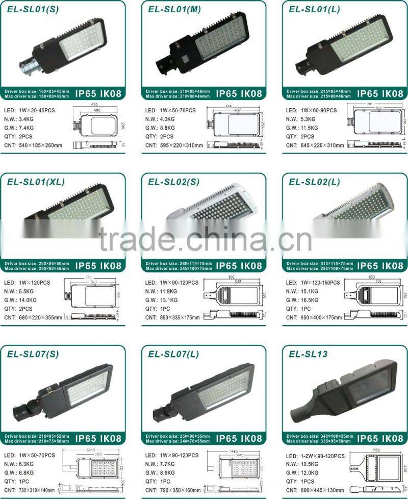 90W-120W Everlite Heavy Body Aluminum LED Street/Roadway Light Housing
