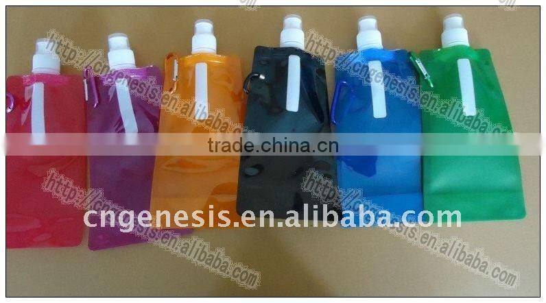 1 litre collapsible water bottle /sports foldable water bottle