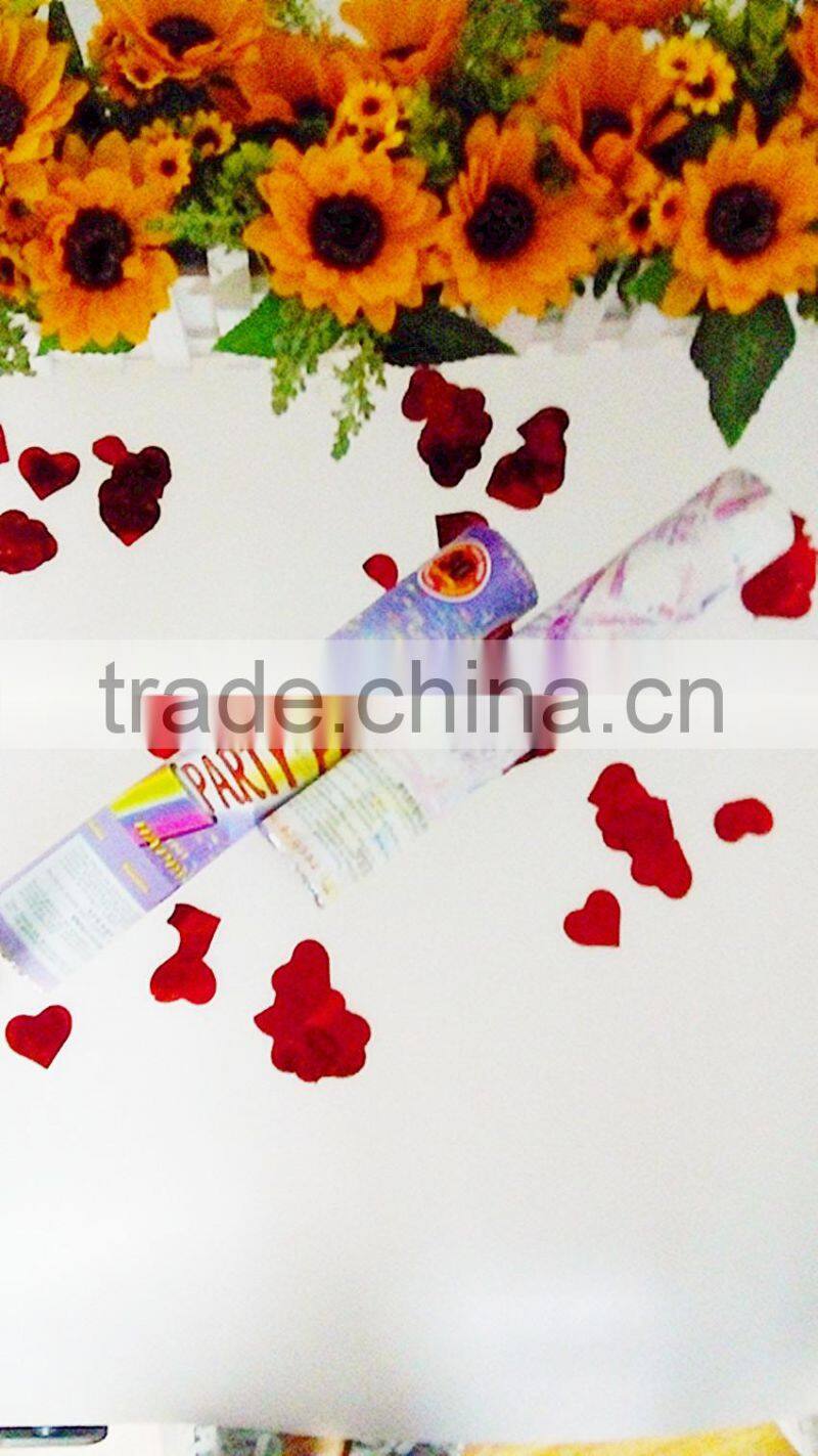 China supplier of party popper for weeding