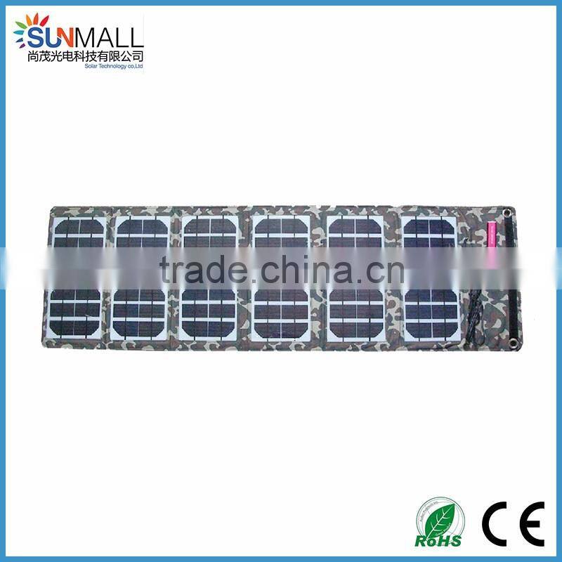 High quality pv mono poly 18 v 36 w folding solar panel carry bag for travelling
