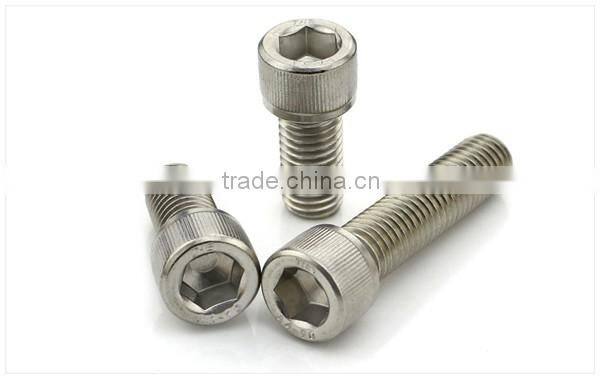 304 Stainless steel din912 hex socket screw