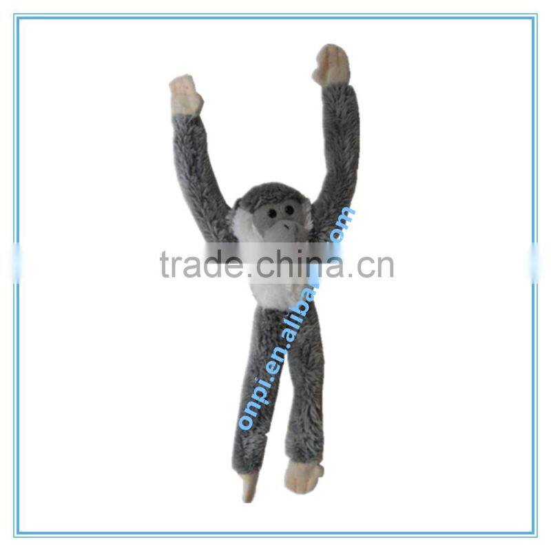 Plush toy with magnet,magnet toy,plush fridge magnet,plush cute yellow magnet monkey