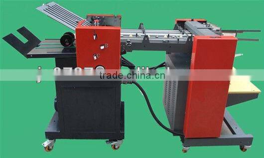 Paper/Brochure Folding Machine in Red and WhiteJN380