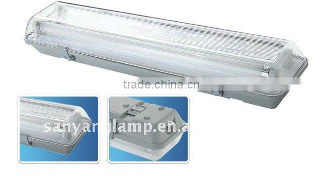 waterproof lamp fixture for T8 fluorescent tube or LED tube