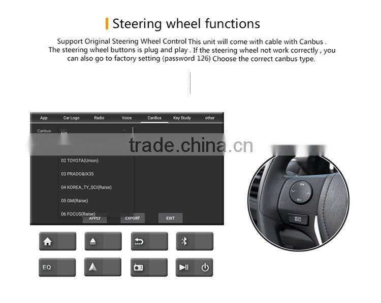 10.2 inch High Definition Digital Capacitive Screen car radio dvd with GPS mirror