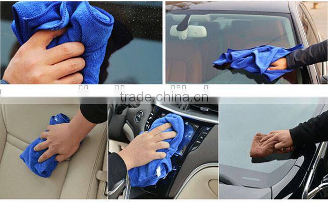 Auto clean polish double microfiber cloth multifunction car care product for windows screen