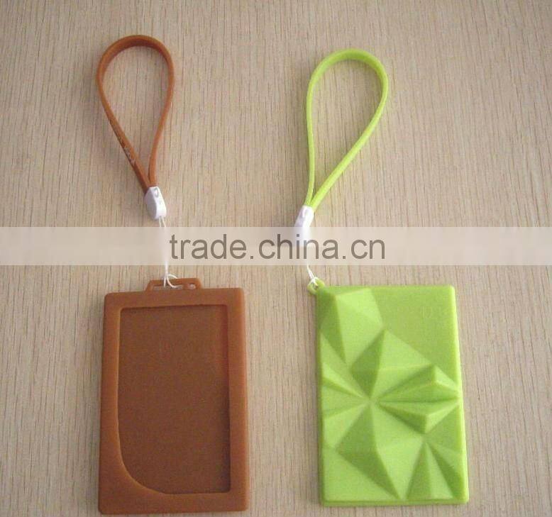 whole sell fashion silicone name card holder
