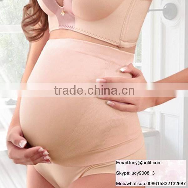 Maternity Support Belt - Double Support - Soft Cotton front -Seamless High Back