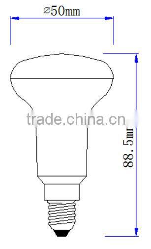 5w led bulb E14 R50 led flood shenzhen lighting 3 year warranty