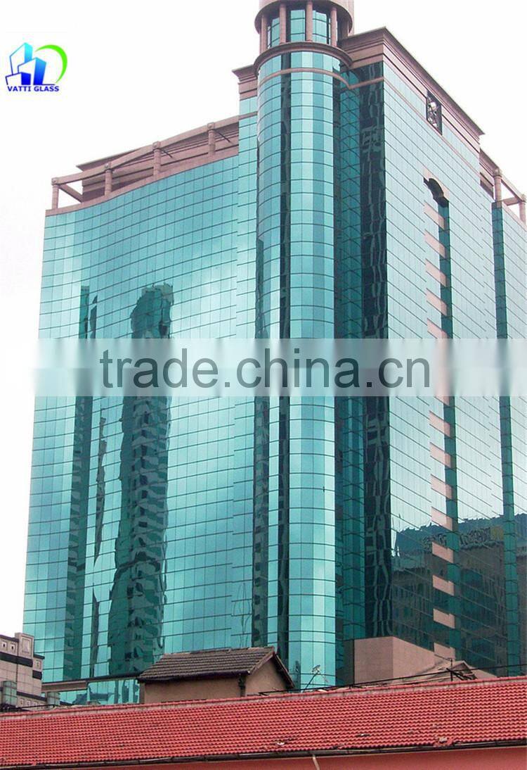 all reflective glass building silver white mirror coated reflective glass wall reflective glass facade