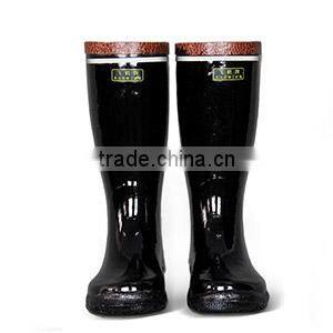 Rubber safety boots steel midsole