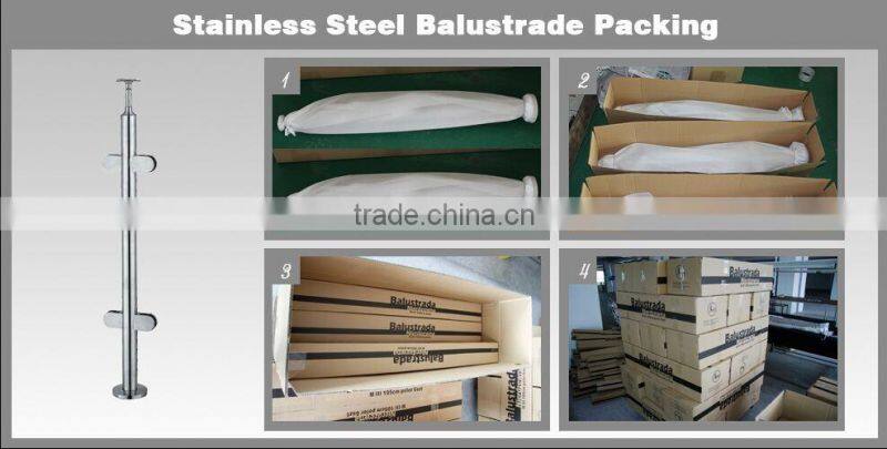 New product stainless steel glass balcony railing