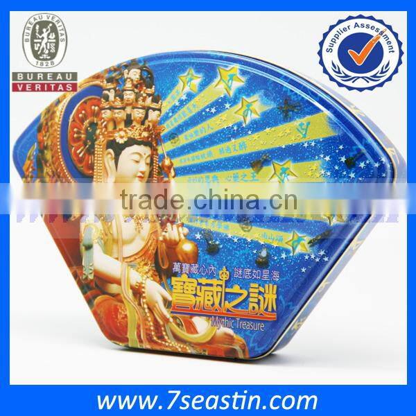 high quality novelty tin box for milk butter cookies packaging from Dongguan manufacturer