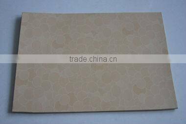 Rubber sheets with texture