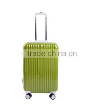 pc travel luggage with hard shell case spinner wheels ,new fashion rolling suitcase HX-1526