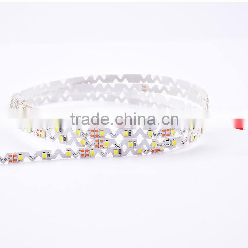 14.4w smd 2835 dual row 4mm wide led flexible strip