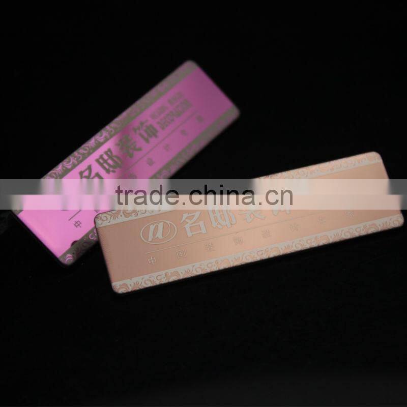 Wholesale Cheap Metal Pin/Magnet Nameplate