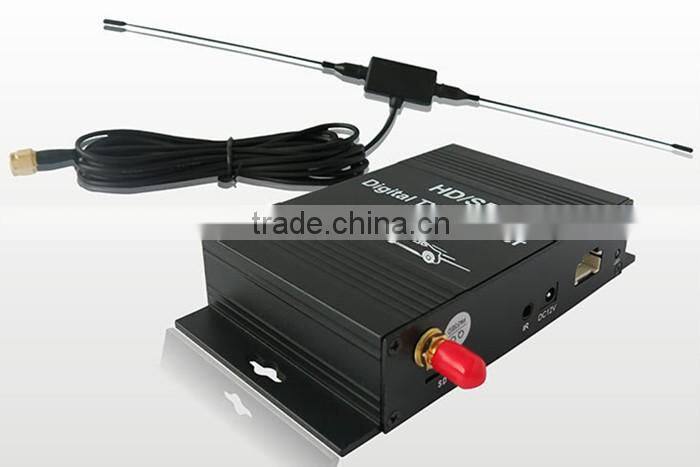 Four way Box Car Mobile ATSC USA Digital TV Receiver M-488X Voltage DC12V For Car DVD Player 4 Video Output