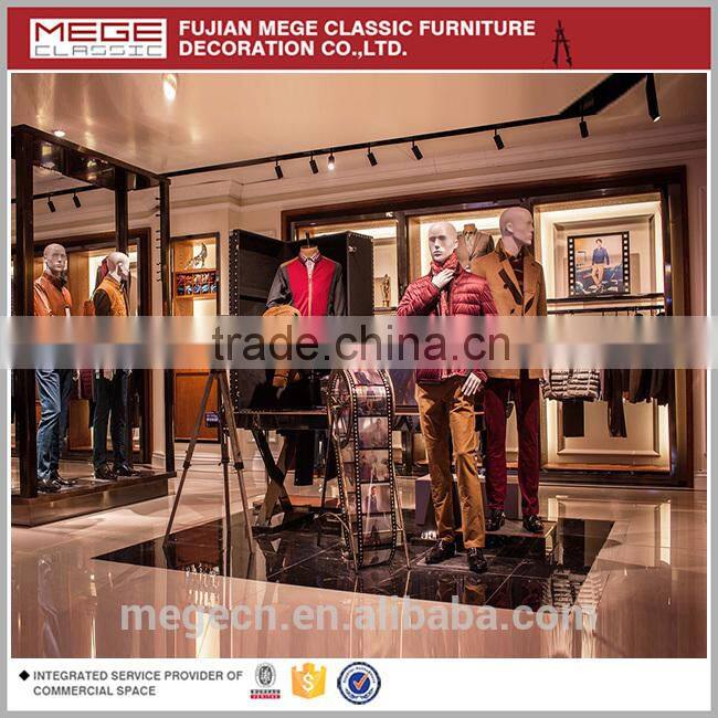 Clothing Wall Display Fixture With Drawers