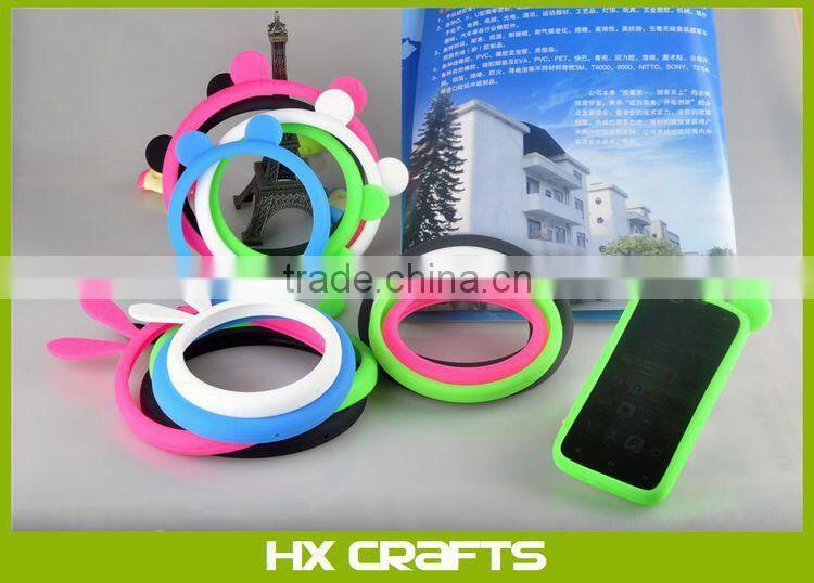 Circle frame china wholesale market silicone case to protect 4" smart phone&7"