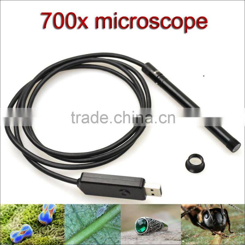 Diameter 10mm Portable Waterproof 4LED light Electron Microscope price