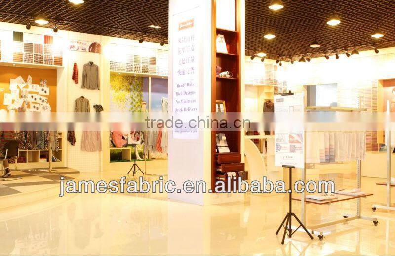 James ready fashion gingham check blue dobby regular soft shirting fabrics