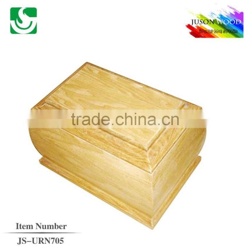 JS-URN705 solid wooden funeral urn