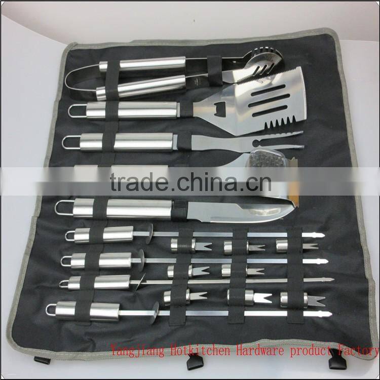 17pcs /18pcs bbq tools set with oxford bag bbq set bbq tools