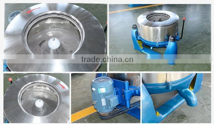 Semi-automatic three legs centrifugal exractor for laundry