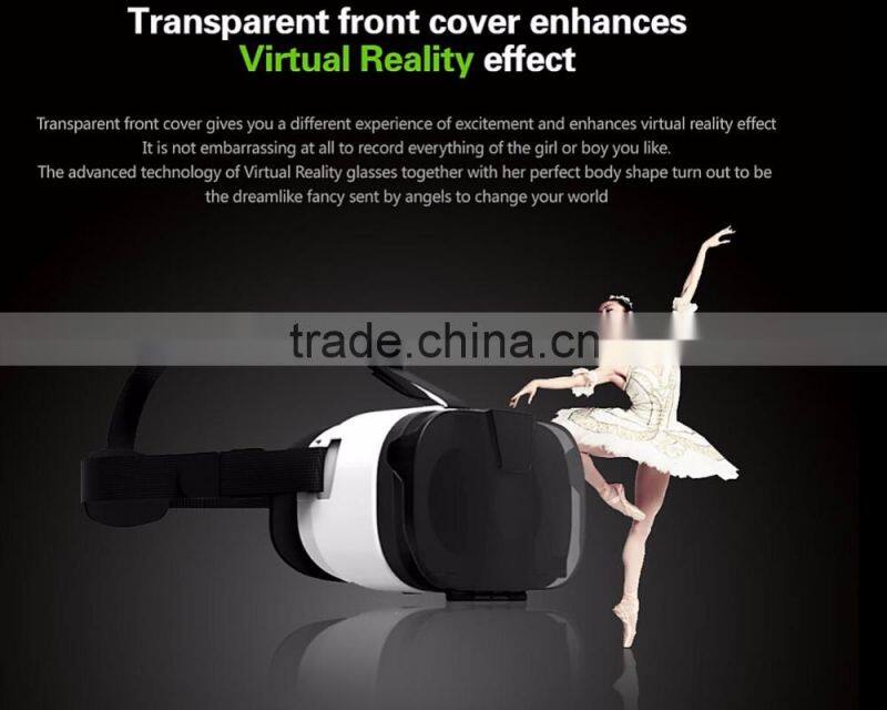 3D VR BOX 2ND generation virtual reality glass vr box 2.0 vr box 3d glasses+ BLUETOOTH REMOTE