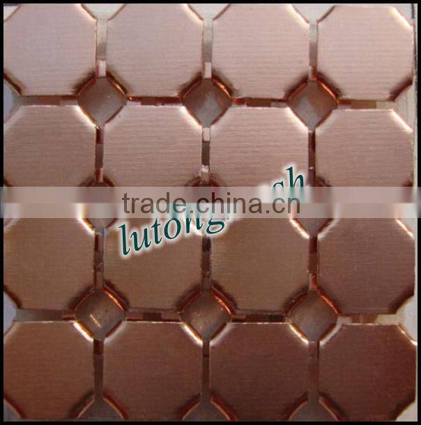 Anping Lutong mesh Ornamental Metal Fabrications for fabric curtain drapery