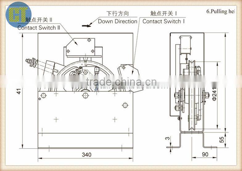 XS16 BI-Directional Speed Governor in elevator machine room