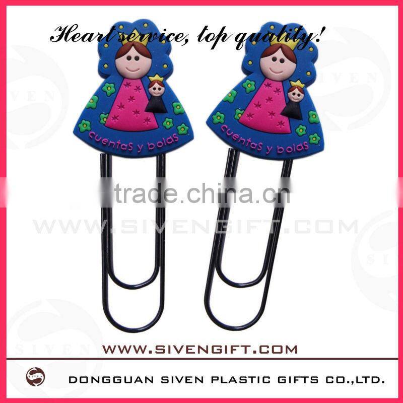 Eco-friendly 3d cartoon cute design bookmark