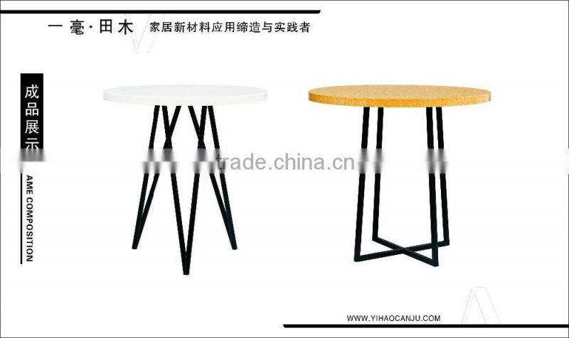 2016 new product first facotry design anti high &low temperature compound melamine table with UV test for catering resturant