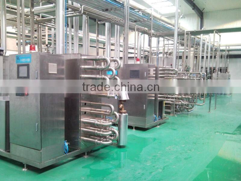 tea leaves extracting or tea powder dissolving tea beverage production line