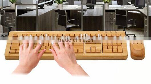 The fashionable and best Wooden keyboard and mouse, latest Wired Bamboo Keyboard and mouse