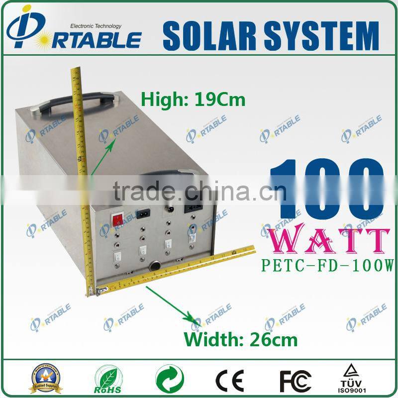 100W High Quality Solar Power System