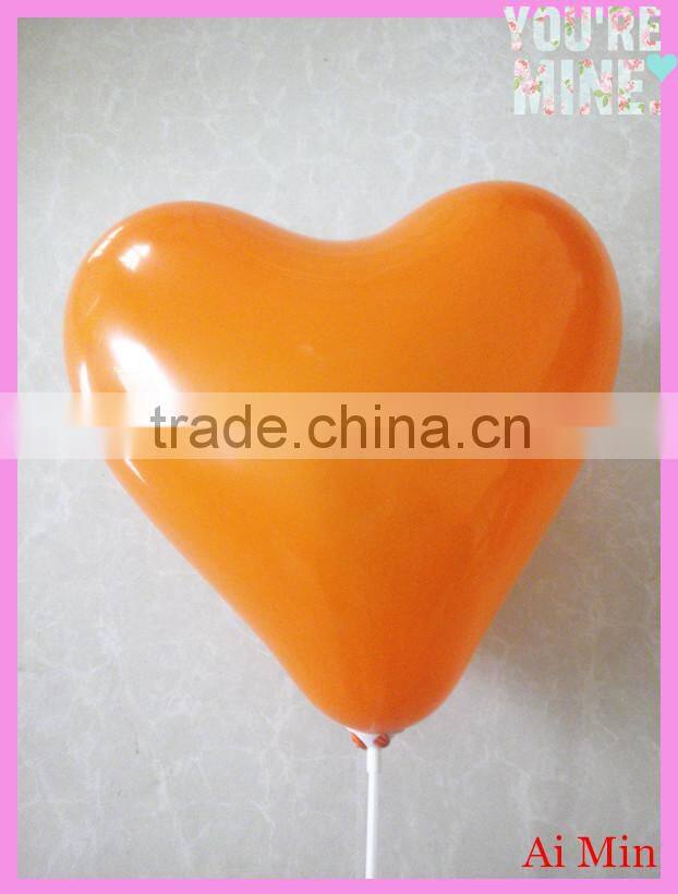 Wholesale heart shaped latex balloons for party decoration