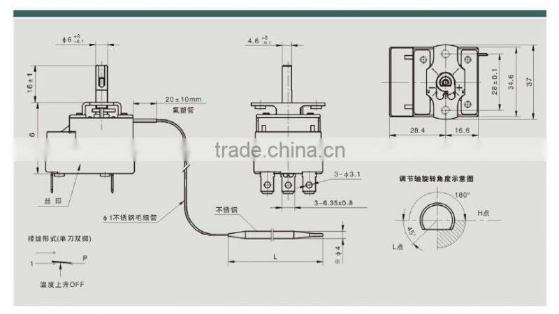 Stainless Steel Temperature- Control Thermostat