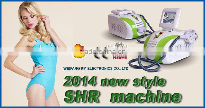Portable fast effective shr ipl depilator/SHR laser hair removal machine