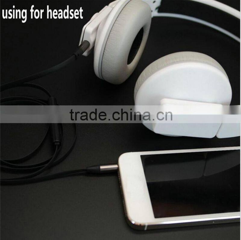 Multifunctional Audio Cable with Mic Jack Device Male to Male 3.5mm to 3.5mm Headset Aux Input Auxiliary Stereo Cord Device