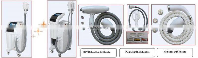 new design 4 in 1 shr ipl rf elight yag laser machine globalipl factory