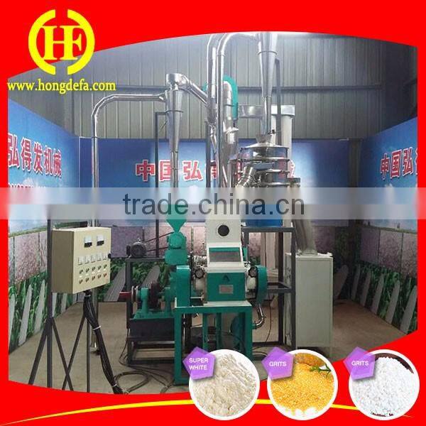 Super fine and white maize flour of corn mill maize milling machine