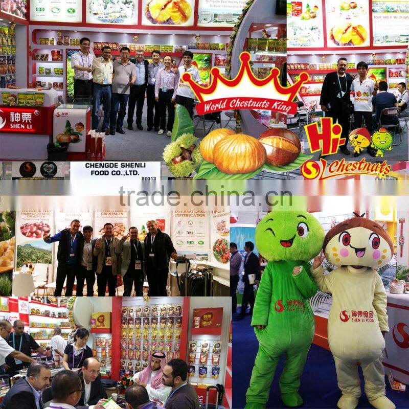 Roasted peeled dried chestnuts for sale