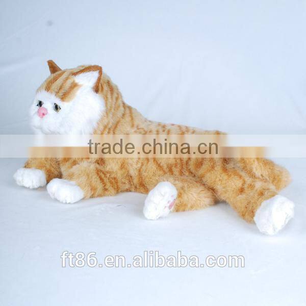 the most popular obesity lovely yellow Garfield Children's toys animal model fur animals animated cat