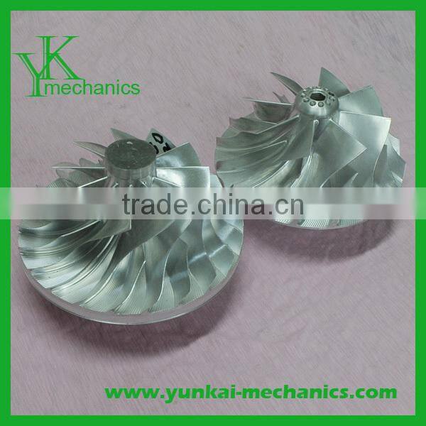 Turbine blow impeller, stainless steel precision blower impeller