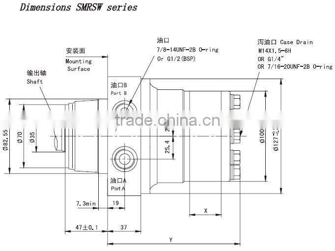 Work Placidly Hydraulic Wheel Motor Factory Supply