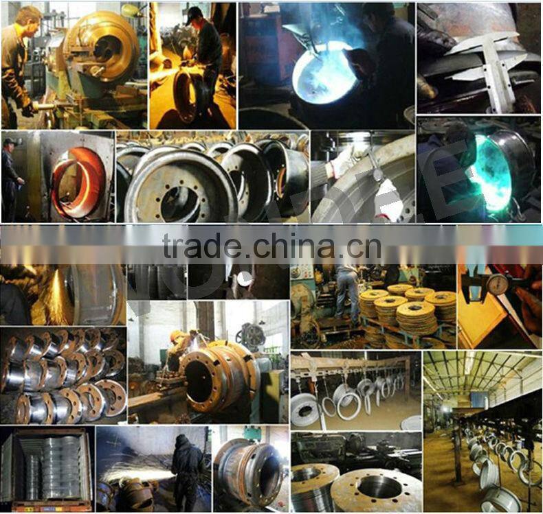 China Trailer Truck 22.5 Inch Tubeless Semi Rims