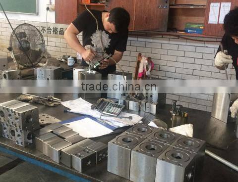 Solenoid valve block manifold hydraulic